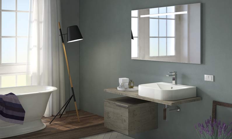 ARREDO BAGNO MODERNO - WALL COMP. W719 ARREDO BAGNO MODERNO - WALL COMP. W719